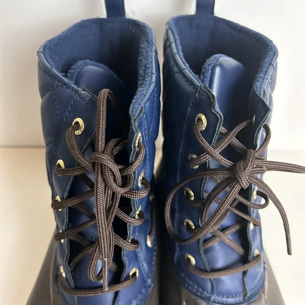 Sperry Top-Sider Gosling Quilted Duck Waterproof Boots Sz 10